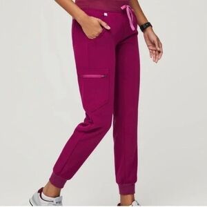 Figs Women's Zamora Jogger Pants Dark Magenta XXSP
